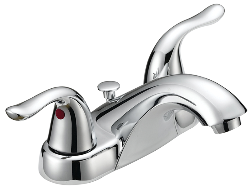 Contemporary Two-Handle Low-Arc Lavatory Faucet | EZ-Flo