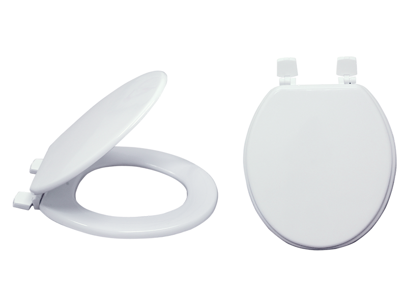 Elongated Wood Toilet Seat | EZ-Flo