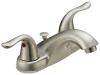 Contemporary Two-Handle Low-Arc Lavatory Faucet - SKU: 10191