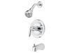 Contemporary Single-Handle Tub & Shower Trim Kit - SKU: 10575