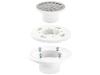 PVC Low Profile Floor and Shower Drain - SKU: 15301
