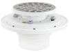 PVC Low Profile Floor and Shower Drain - SKU: 15301