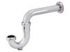 Brass P-Trap with Flange & Cleanout - SKU: 35020