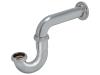 Brass P-Trap with Flange - SKU: 35095