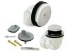 Tip-Toe One-Hole Half Bath Tub Drain with Test Kit and Cross Bar - SKU: 35272