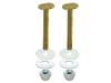 Closet Bolt Set - Solid Brass - SKU: 40022