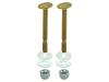 Closet Bolt Set - Solid Brass - SKU: 40026