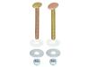 Closet Bolt Set - Solid Brass - SKU: 40030