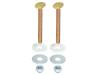 Closet Bolt Set - Brass-Plated - SKU: 40042