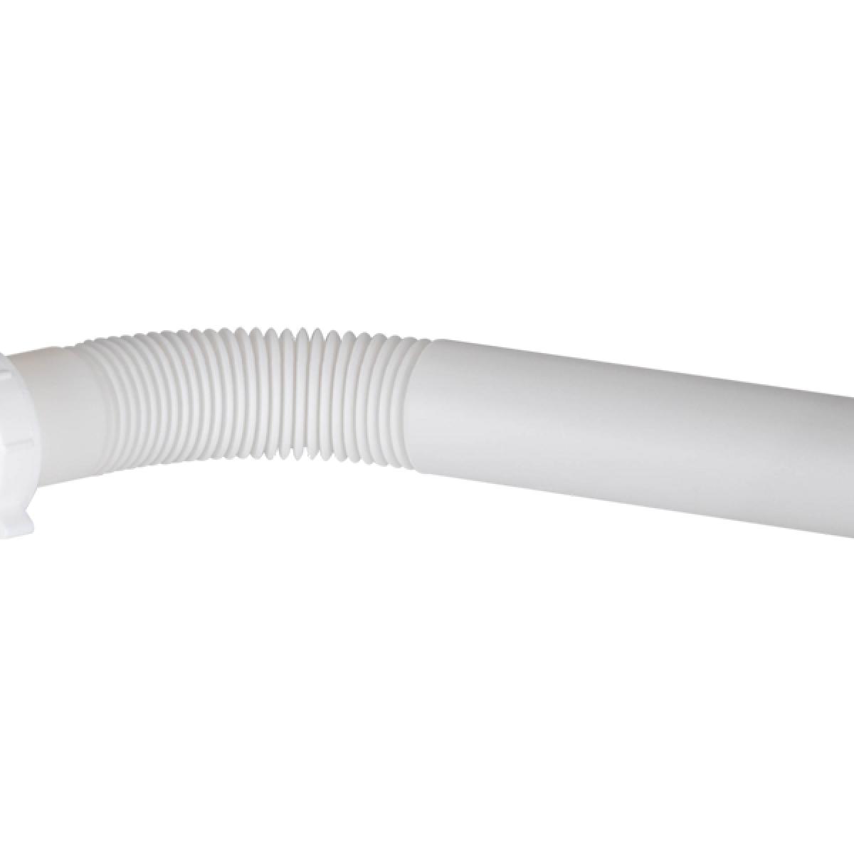 EZ-FLO 1-1/2 Inch X 6 Inch Flanged Tailpiece – White Polypropylene Direct-Connect Extension Tube For Kitchen & Bathroom Sink Drains (UPC Certified, 35356)