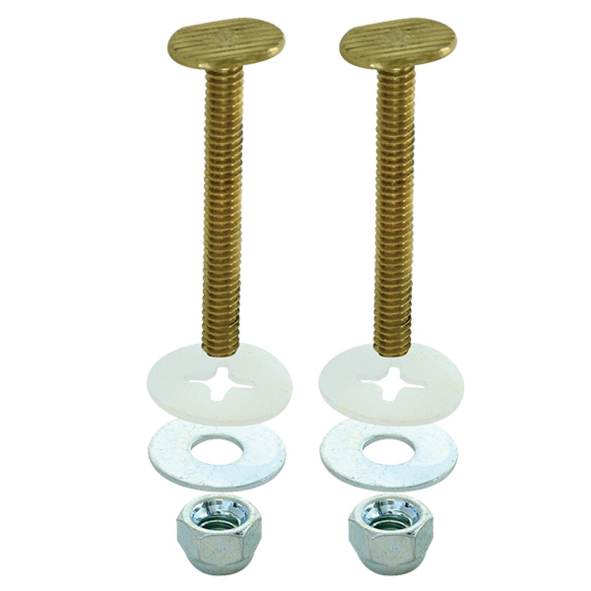 Closet Bolt Set - Solid Brass | EZ-Flo