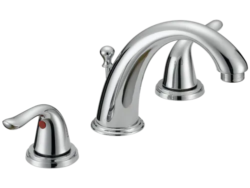 Contemporary 2-Handle Widespread Lavatory Faucet - SKU: EZ-10192