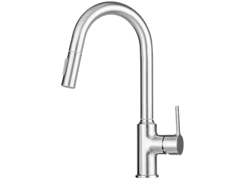 Modern Single-Handle Pull-Down Kitchen Faucet - SKU: 10665