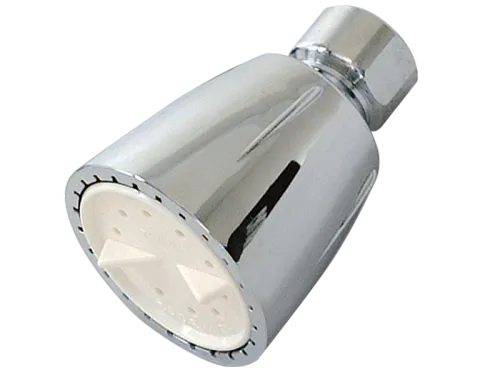 Polished Chrome/White Adjustable Shower Head - SKU: 15004