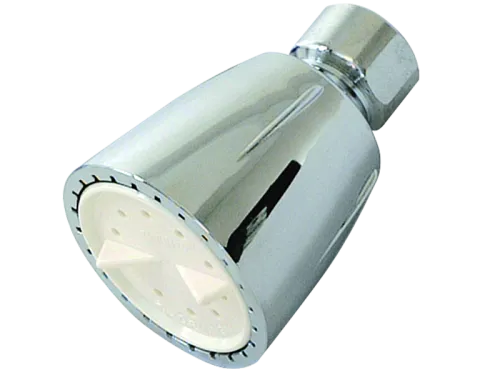 Polished Chrome/White Adjustable Shower Head - SKU: 15014
