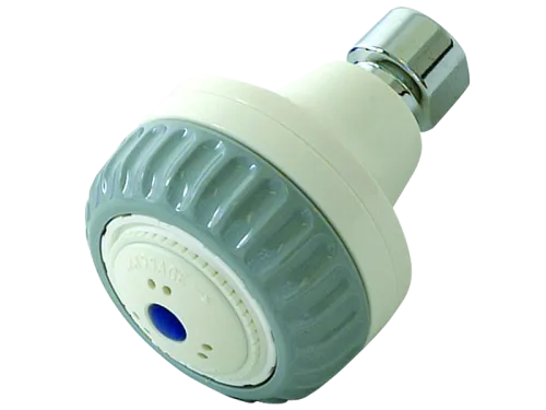 2-Function Shower Head in White and Gray - SKU: 15042