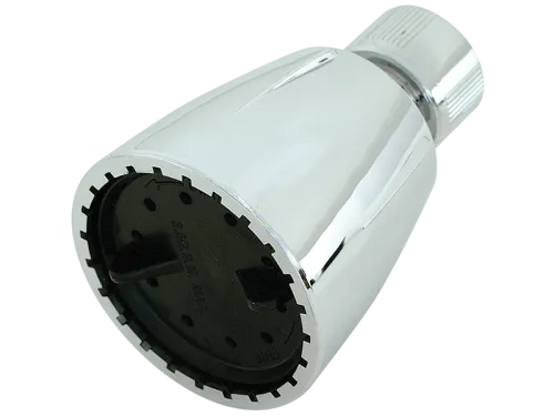 Polished Chrome/Black Adjustable Shower Head - SKU: 15190
