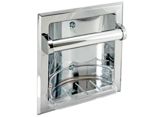 Recessed Soap Dish with Grab Bar - SKU: 15215