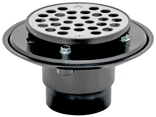PVC Low Profile Floor and Shower Drain - SKU: 15342