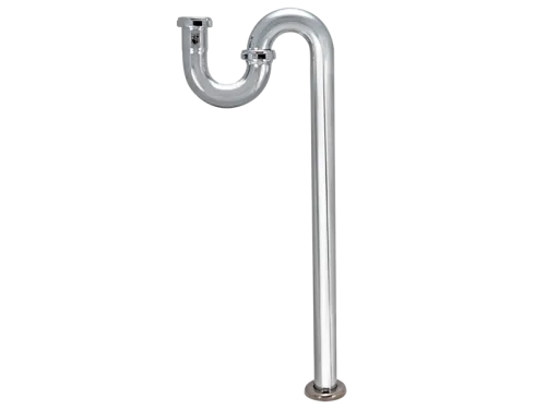 Brass S-Trap with Flange - SKU: 35003