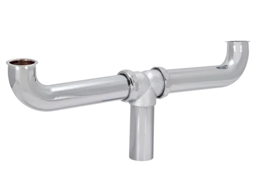 Brass Continuous Waste Center Outlet - SKU: 35014