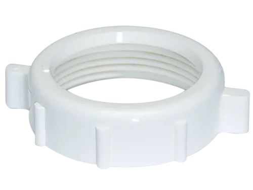 White PVC Slip-Joint Nut - SKU: 35064