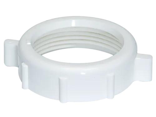 White PVC Slip-Joint Nut - SKU: 35068