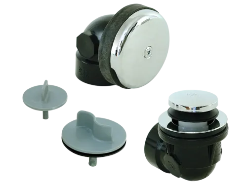 Tip-Toe One-Hole Half Bath Tub Drain with Test Kit - SKU: 35226