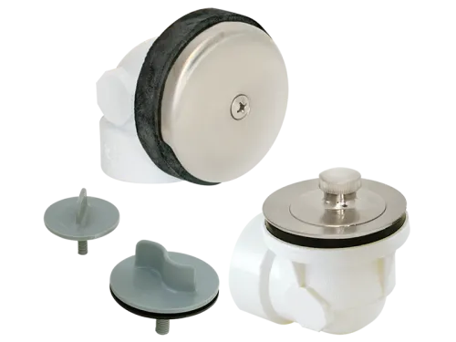 Lift-N-Lock One-Hole Half Bath Tub Drain with Test Kit - SKU: 35232