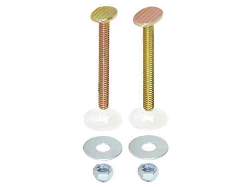 Closet Bolt Set - Brass-Plated - SKU: 40024