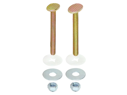 Closet Bolt Set - Brass-Plated - SKU: 40025