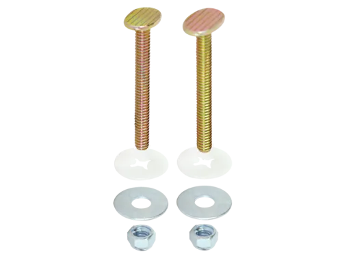 Closet Bolt Set - Brass-Plated - SKU: 40028