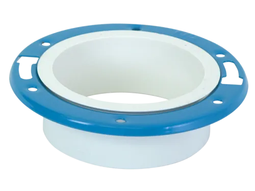 PVC Adjustable Closet Flange with Blue Ring - SKU: 85695