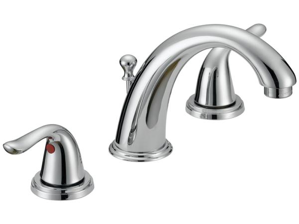 Contemporary 2-Handle Widespread Lavatory Faucet - SKU: EZ-10192