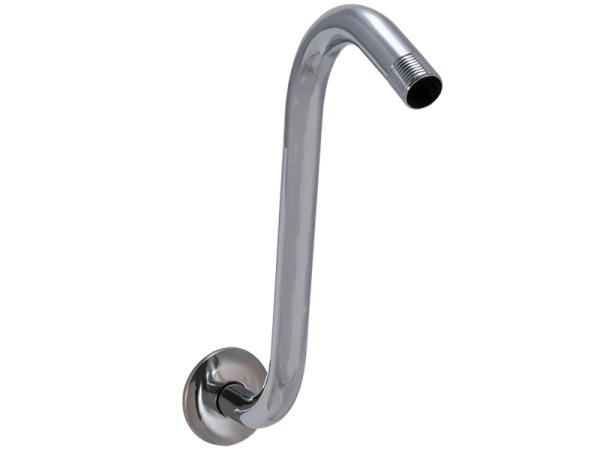 S-Shape Shower Arm with Flange - SKU: 15054
