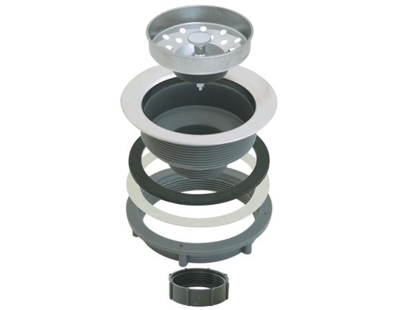 Sink Strainer with Stainless Steel Basket - SKU: 30005