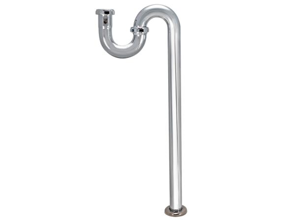Brass S-Trap with Flange - SKU: 35003