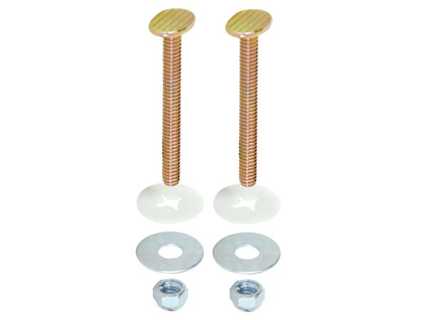 Closet Bolt Set - Brass-Plated - SKU: 40042