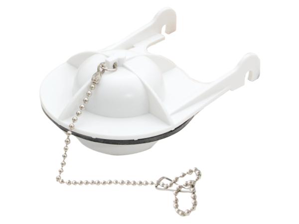 White Toilet Tank Flapper - SKU: 40309