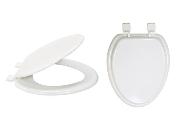 Elongated Wood Toilet Seat - SKU: 65907