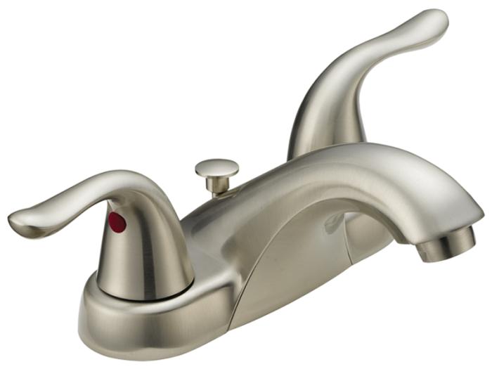 Contemporary Two-Handle Low-Arc Lavatory Faucet | EZ-Flo