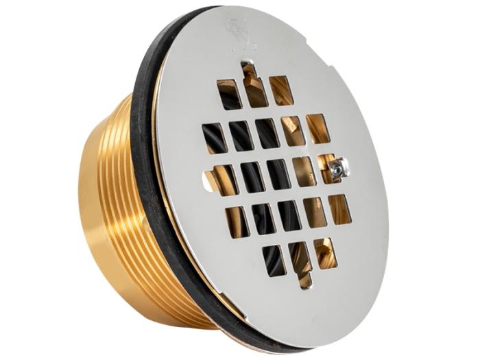 Brass IPS No-Caulk Shower Drain | EZ-Flo
