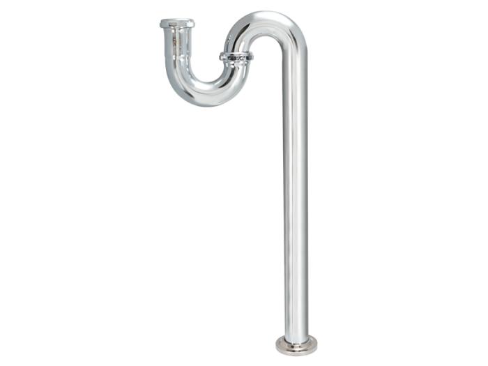 Brass S-Trap with Flange - SKU: 35008