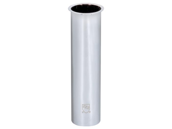 EZ-FLO 1-1/2 Inch Double Flanged Sink Tailpiece - 16 Inch Black Polypropylene Drain Pipe