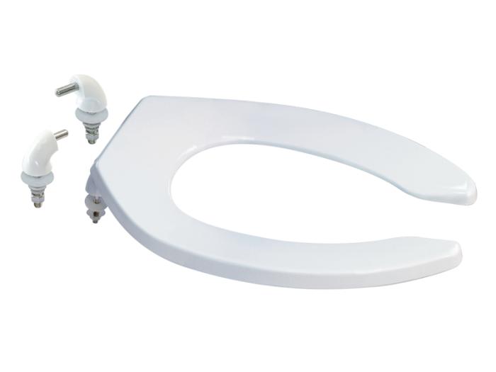 ★　satooo　★ Commercial-Grade Plastic Toilet Seat with Bolts | EZ-Flo